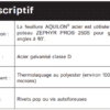 Feuillure acier dos plat - reprises sur mur ou portail - LIPPI
