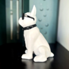 bouledogue blanc cravatte lunettes h14cm les pros du paysage deco jardin (2)0 bouledogue blanc cravatte lunettes h14cm les pros du paysage deco jardin (2)0