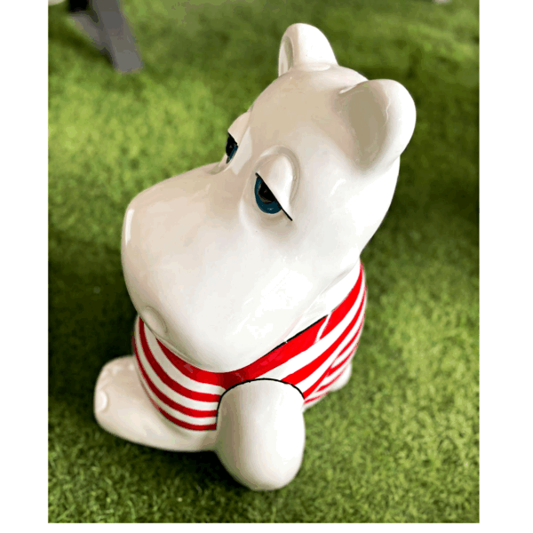 hippo marinière rouge h48cm les pros du paysage deco jardin (2)0