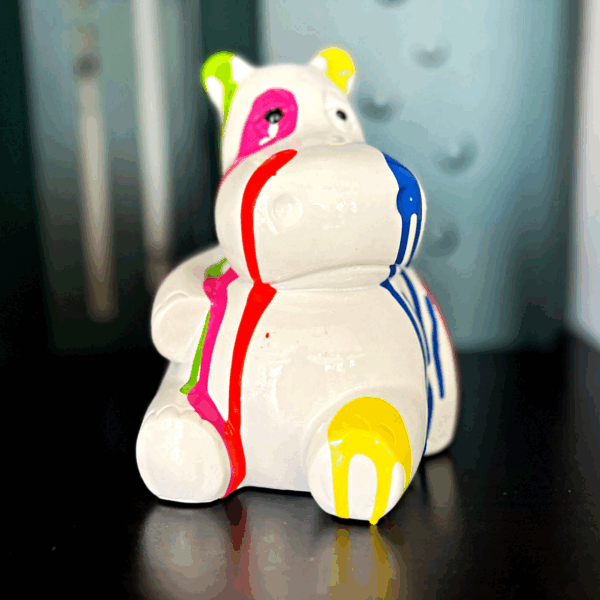hippopotame trash blanc h14cm les pros du paysage deco jardin0