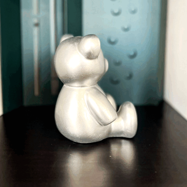 teddy mini trash argent h14cm les pros du paysage deco jardin (4)0