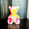 teddy mini trash blanc h14cm les pros du paysage deco jardin0
