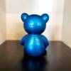 teddy mini trash bleu h14cm les pros du paysage deco jardin (4)0