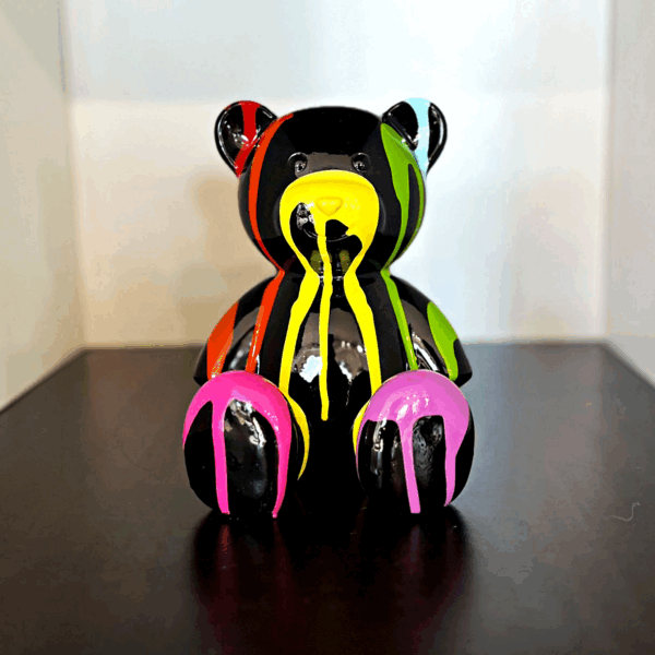teddy mini trash noir h14cm les pros du paysage deco jardin0