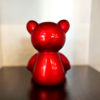 teddy mini trash rouge h14cm les pros du paysage deco jardin (4)0
