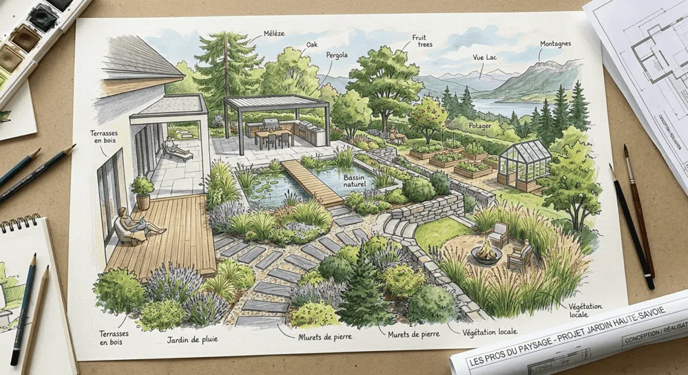 plan amenagement paysager les pros du paysage